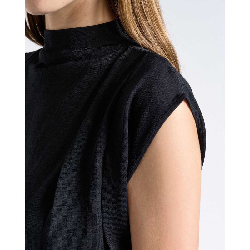 Cue Draped Shoulder Knit Top image number 2